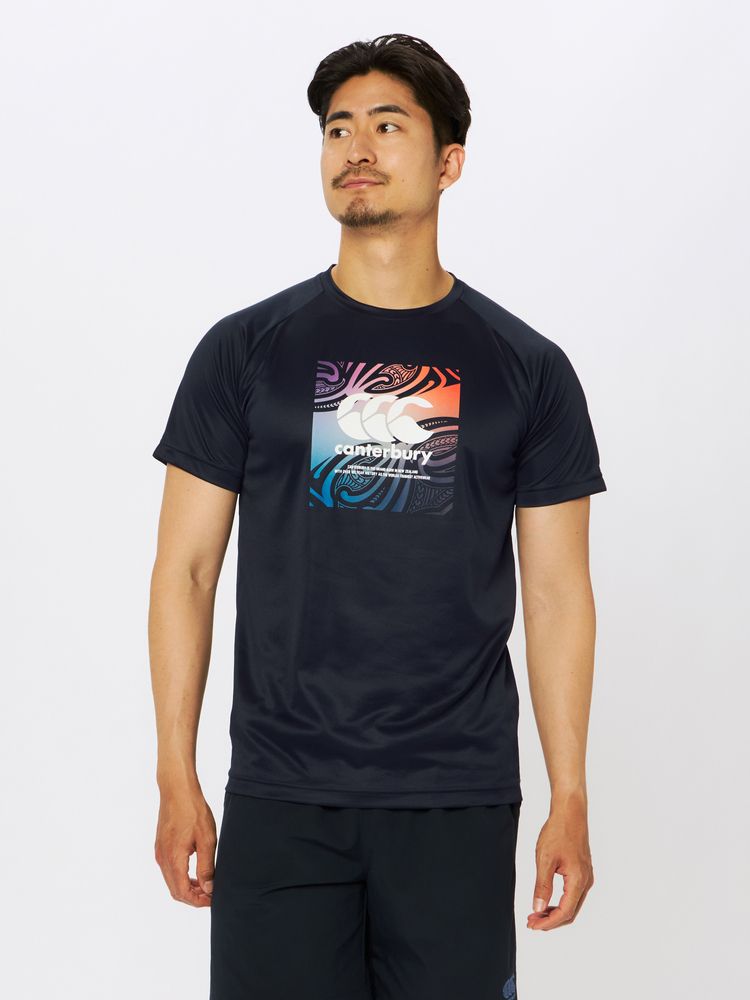 canterbury(カンタベリー) ｜スクエアロゴ トレーニングティー（メンズ）