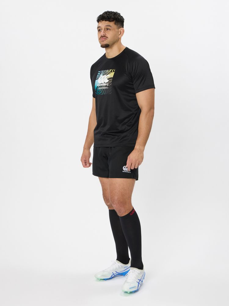 canterbury(カンタベリー) ｜スクエアロゴ トレーニングティー（メンズ／ビッグサイズ）