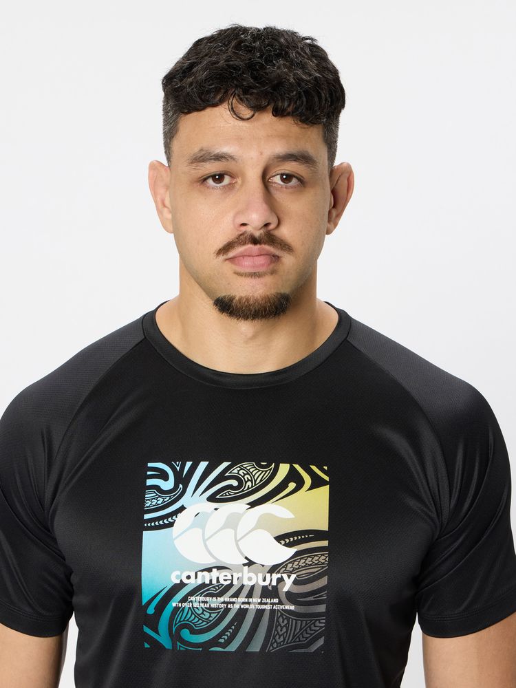 canterbury(カンタベリー) ｜スクエアロゴ トレーニングティー（メンズ／ビッグサイズ）