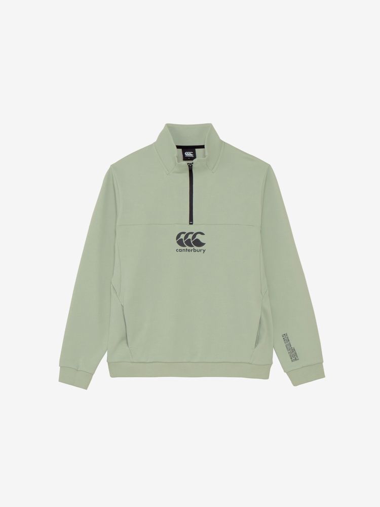 canterbury(カンタベリー) ｜フレックスウォーム ハーフジップスウェット（メンズ／ビッグサイズ）