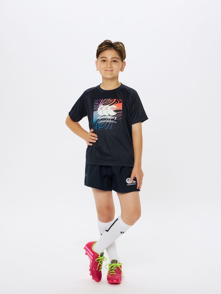 canterbury(カンタベリー) ｜スクエアロゴ トレーニングティー（ジュニア）