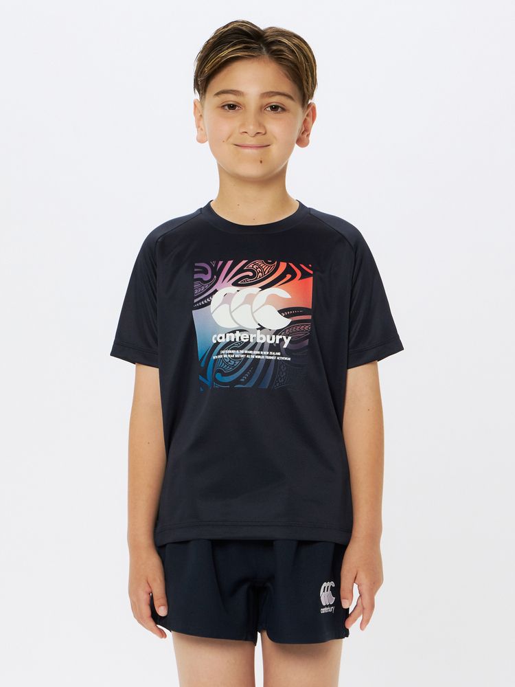 canterbury(カンタベリー) ｜スクエアロゴ トレーニングティー（ジュニア）