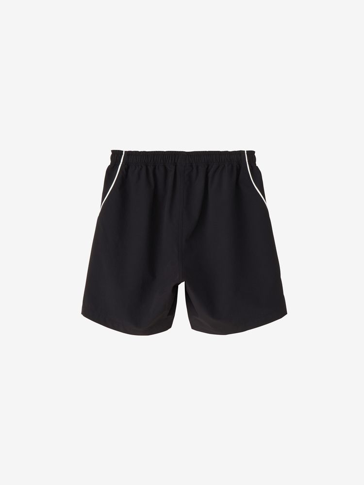 AD2022 23SS 2タックプリーツショーツ ハーフパンツ 黒 ウール