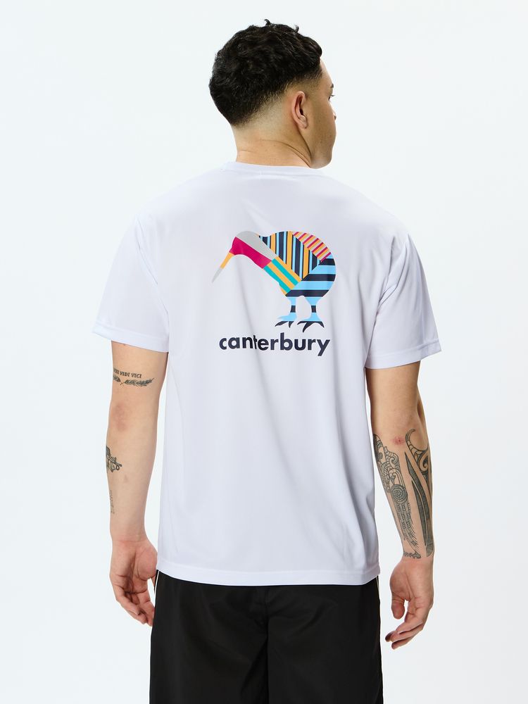 canterbury(カンタベリー) ｜ショートスリーブ アグリーキウイトレーニングティー(メンズ／ビッグサイズ)
