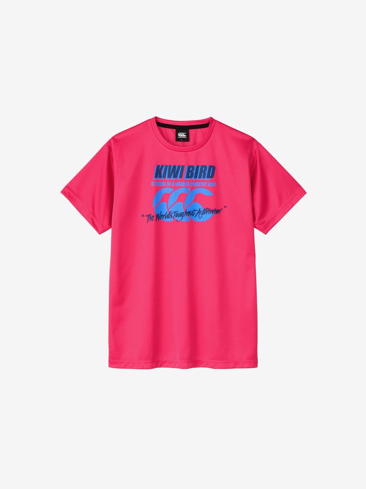 canterbury(カンタベリー) ｜ショートスリーブ キウイバードトレーニングティー(メンズ／ビッグサイズ)