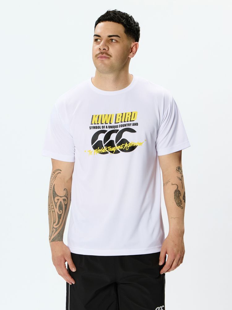 canterbury(カンタベリー) ｜ショートスリーブ キウイバードトレーニングティー(メンズ／ビッグサイズ)