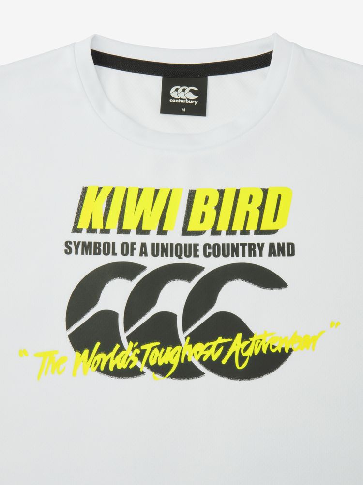 canterbury(カンタベリー) ｜ショートスリーブ キウイバードトレーニングティー(メンズ／ビッグサイズ)