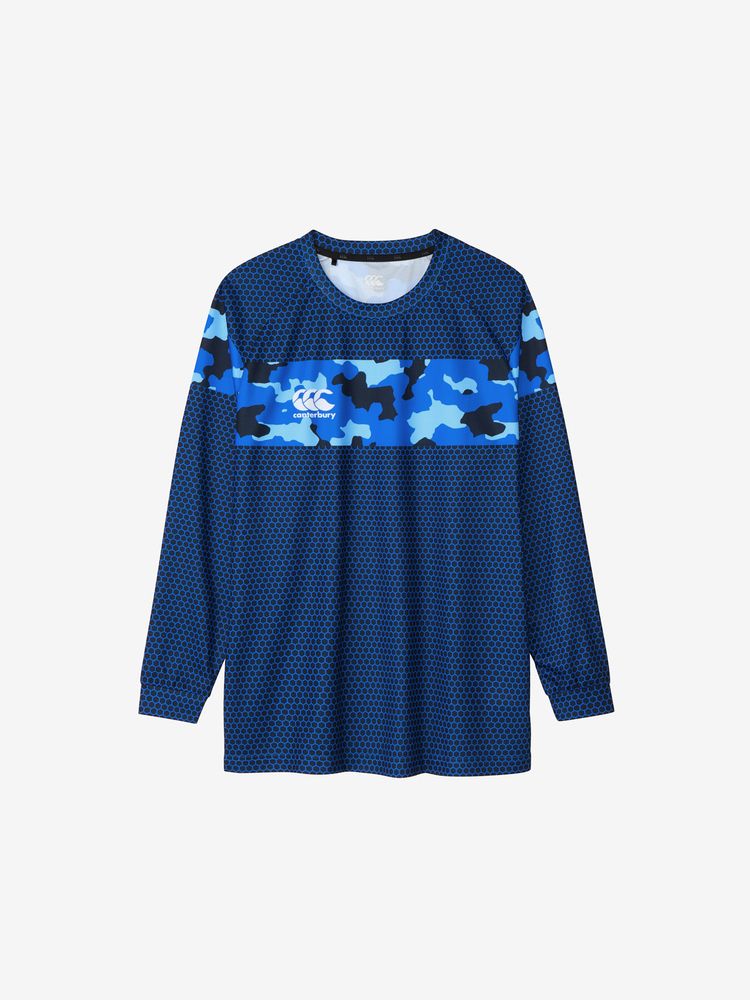 canterbury(カンタベリー) ｜ロングスリーブ トレーニングティー(メンズ／ビッグサイズ)