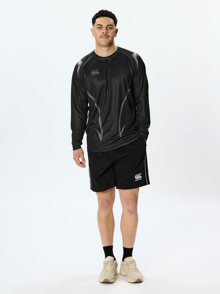 canterbury(カンタベリー) ｜ロングスリーブ トレーニングティー(メンズ／ビッグサイズ)