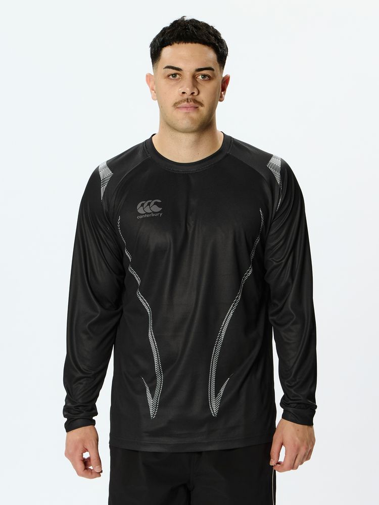 canterbury(カンタベリー) ｜ロングスリーブ トレーニングティー(メンズ／ビッグサイズ)