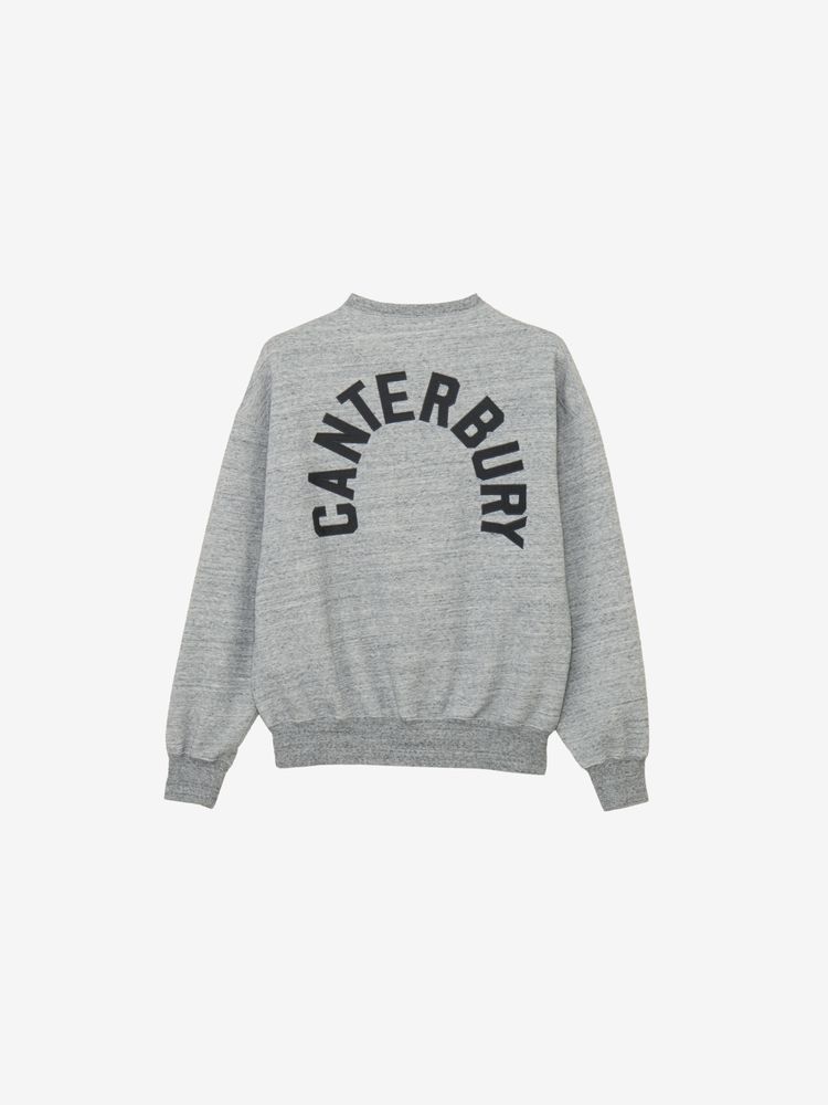 canterbury(カンタベリー) ｜アップリケライトスウェットクルー(ユニセックス)