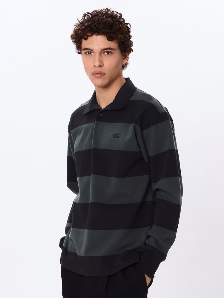 canterbury(カンタベリー) ｜ロングスリーブ ニュージーランドタイプラグビージャージー(ユニセックス)