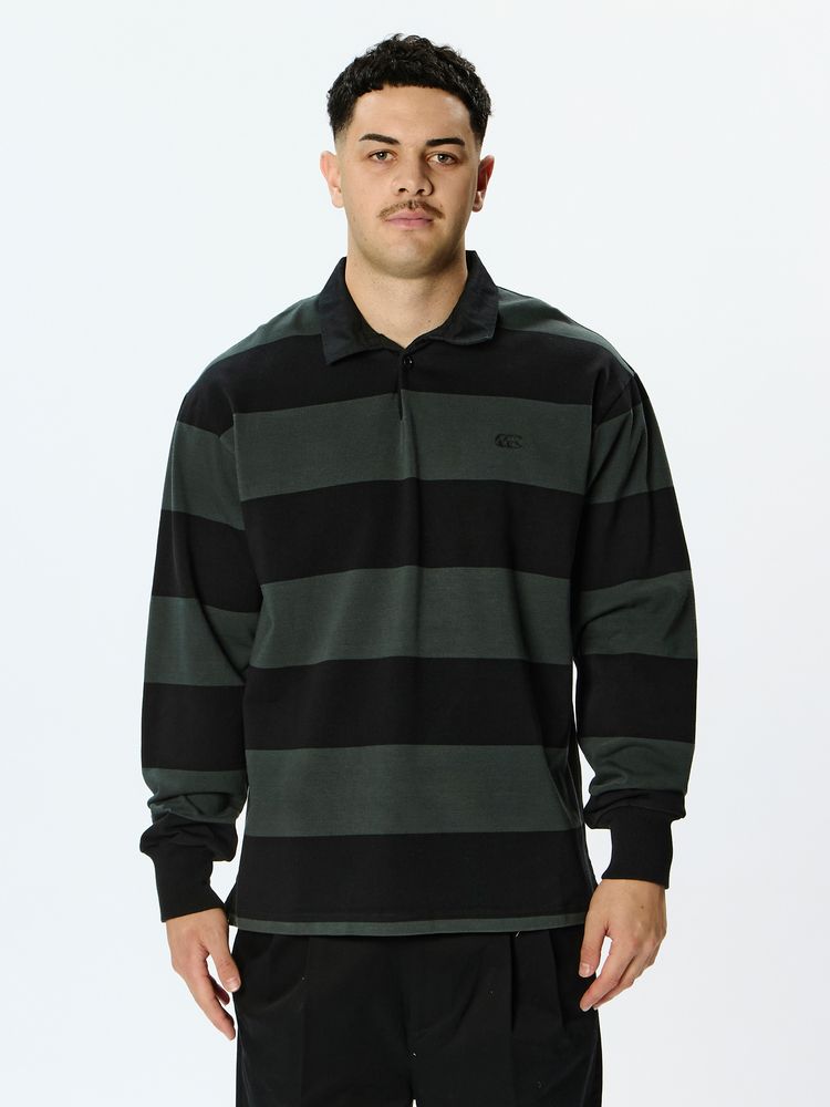 canterbury(カンタベリー) ｜ロングスリーブ ニュージーランドタイプラグビージャージー(ユニセックス)