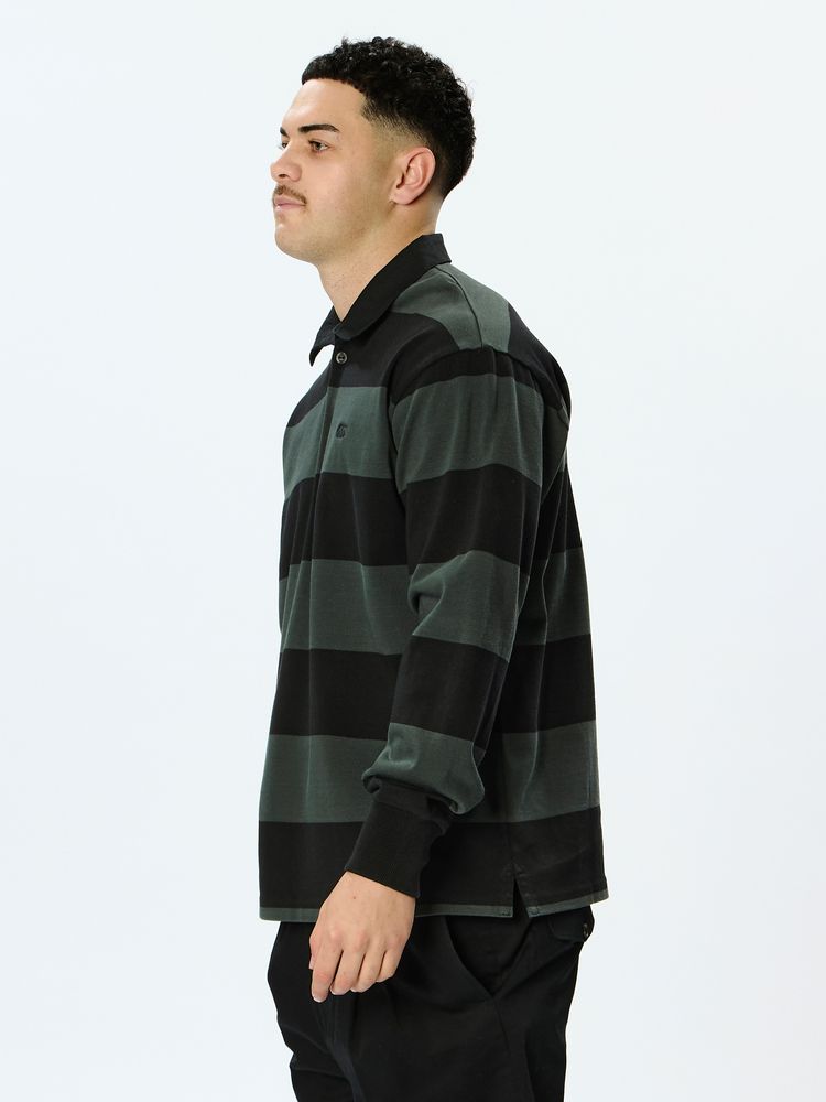 canterbury(カンタベリー) ｜ロングスリーブ ニュージーランドタイプラグビージャージー(ユニセックス)