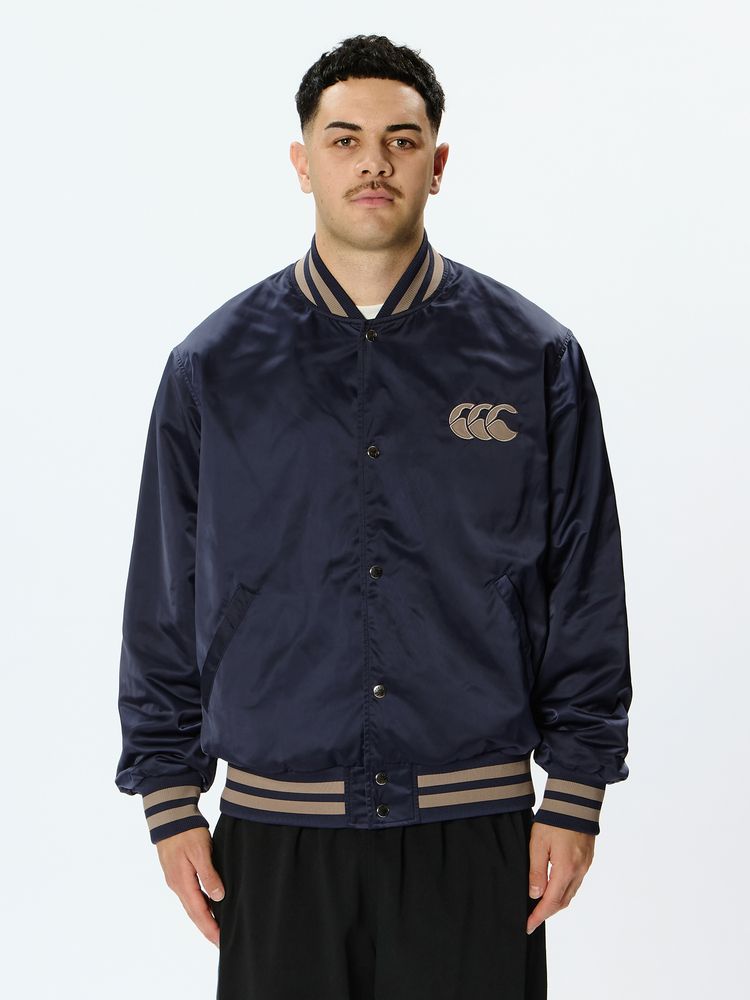 canterbury(カンタベリー) ｜アーチロゴバーシティージャケット(ユニセックス)