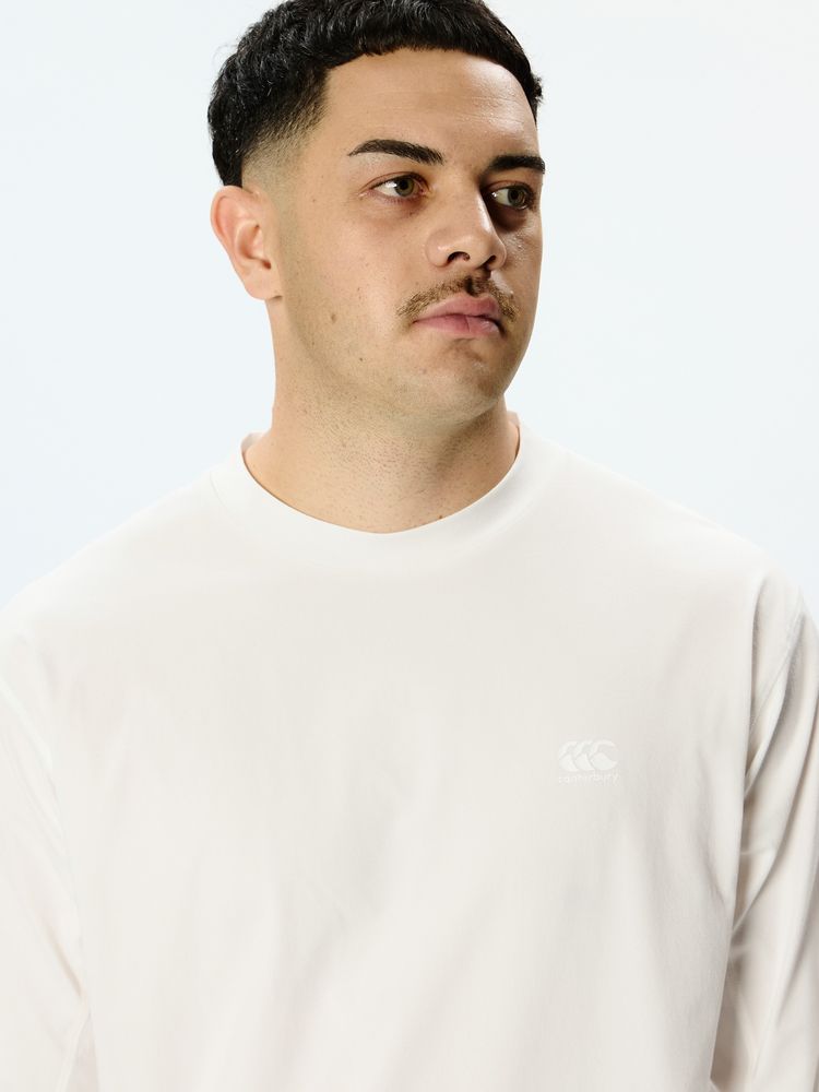 canterbury(カンタベリー) ｜ロングスリーブ マルチアクティブティー(メンズ／ビッグサイズ)