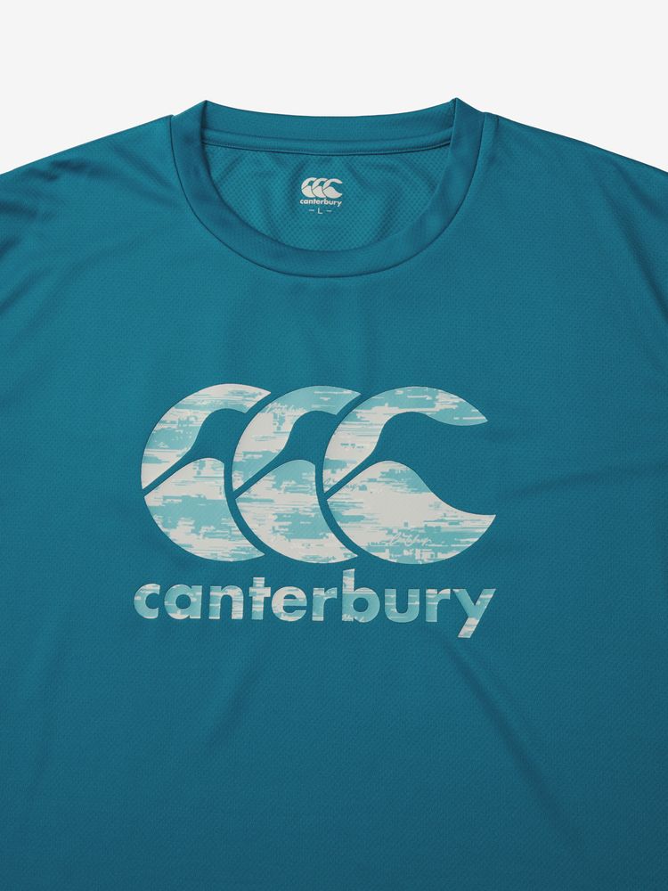 canterbury(カンタベリー) ｜ショートスリーブ グラスパターンロゴティー(ユニセックス)