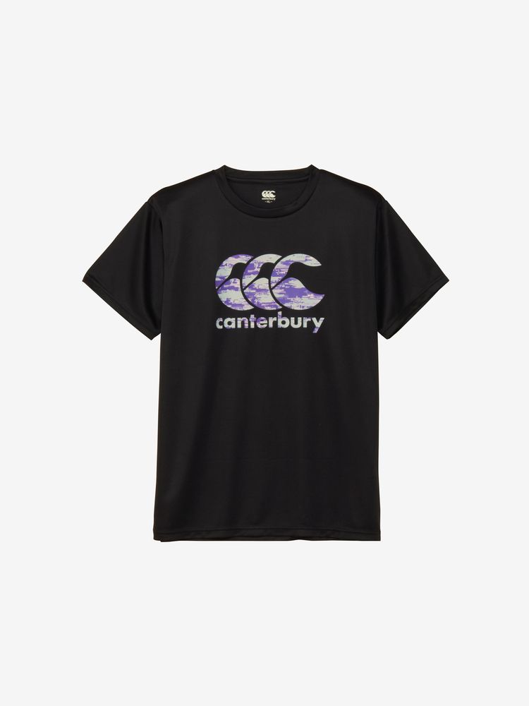 canterbury(カンタベリー) ｜ショートスリーブ グラスパターンロゴティー（ユニセックス／ビッグサイズ）