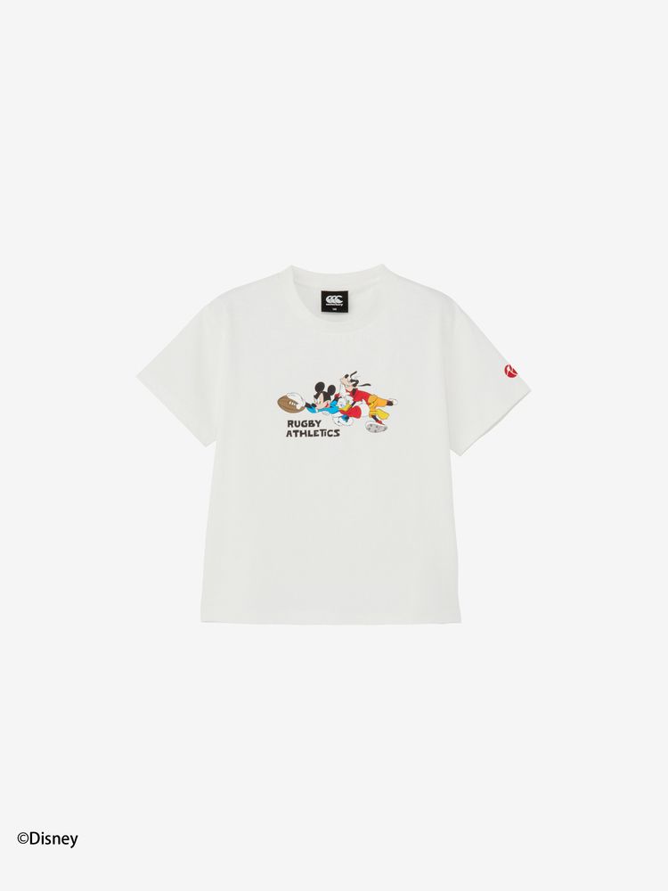 canterbury キャラクターイラスト ディズニートライ（キッズ 公式・限定】ショートスリーブティー L Tシャツ ウェア