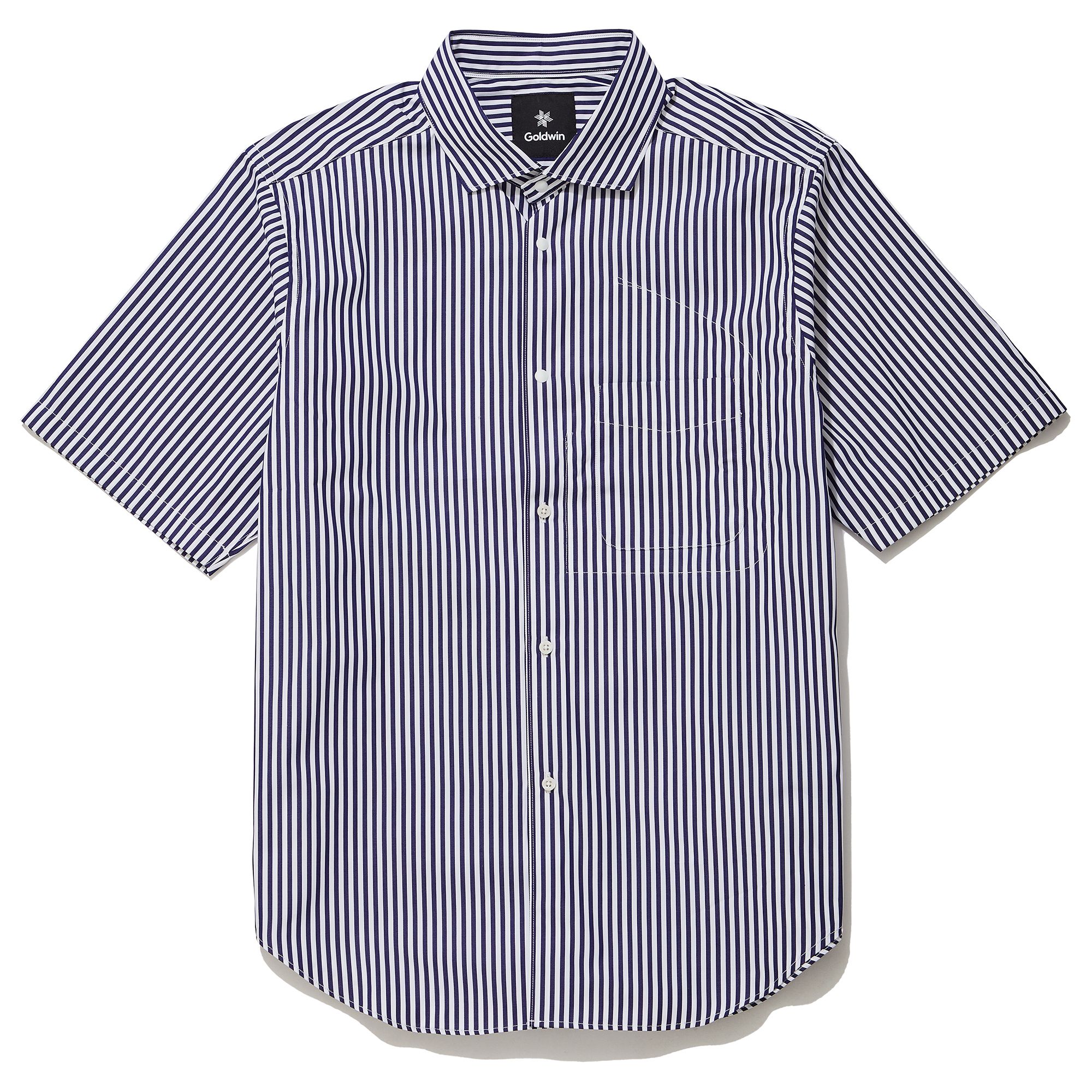 コンフォート ワイドストライプハーフスリーブシャツ メンズ Glp Goldwin ゴールドウイン 公式通販