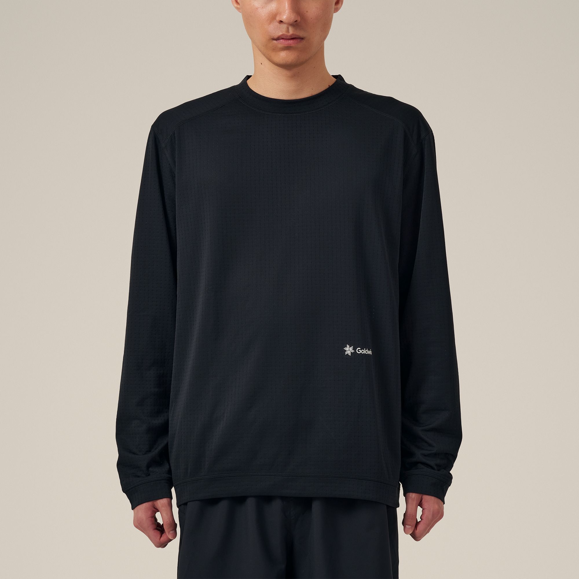 デュアル レイヤード ドライ ロングスリーブ ティーシャツ メンズ Gap Goldwin公式通販