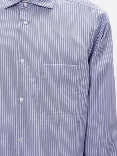 ストライプドコンフォータブルシャツ（ユニセックス）（GL54141 