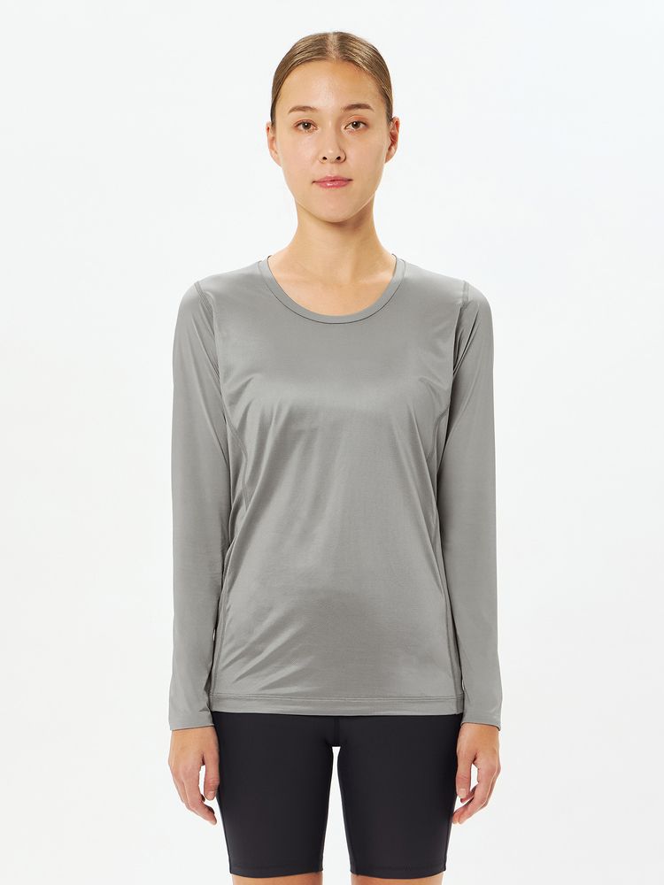 クーリングラウンドネックロングスリーブ（C3fit／レディース