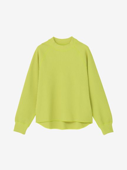 Goldwinワッフルライトロングスリーブティーシャツ 公式】ワッフルライトモックネックロングスリーブティーシャツ