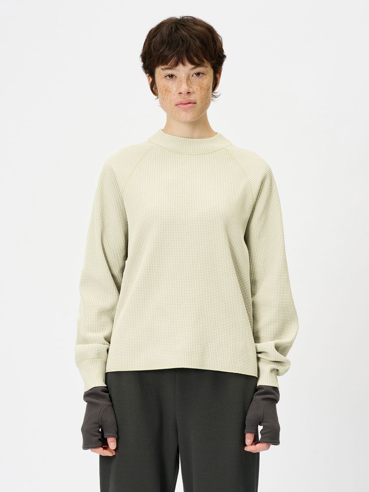 Goldwin(ゴールドウイン) ｜ワッフルライトモックネックロングスリーブティーシャツ（レディース）