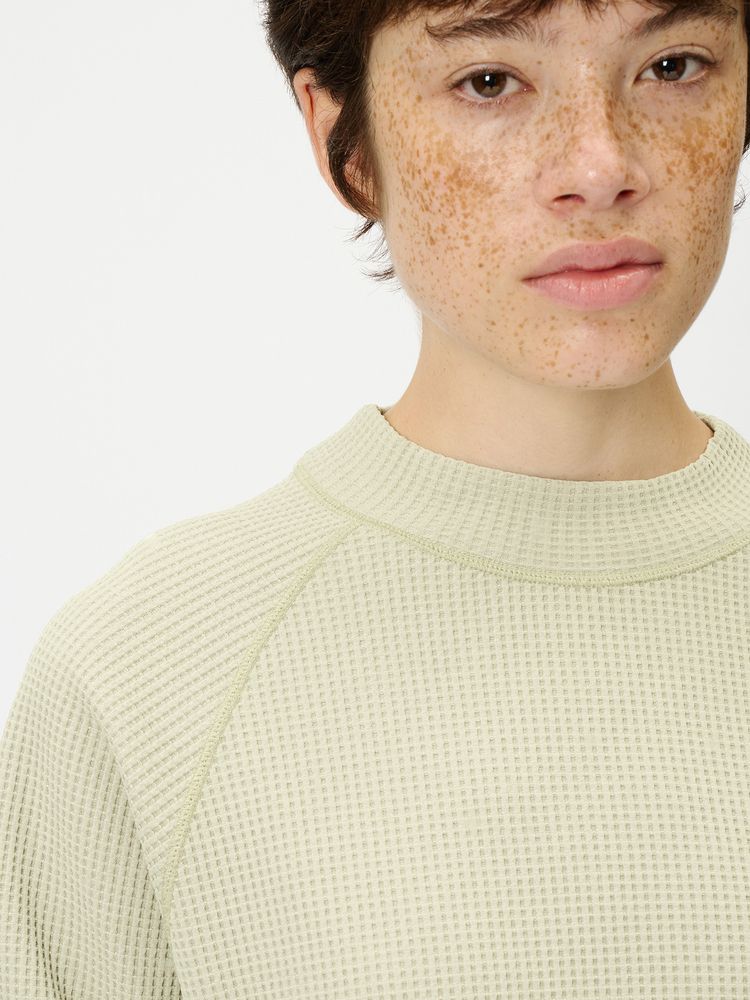 Goldwin(ゴールドウイン) ｜ワッフルライトモックネックロングスリーブティーシャツ（レディース）