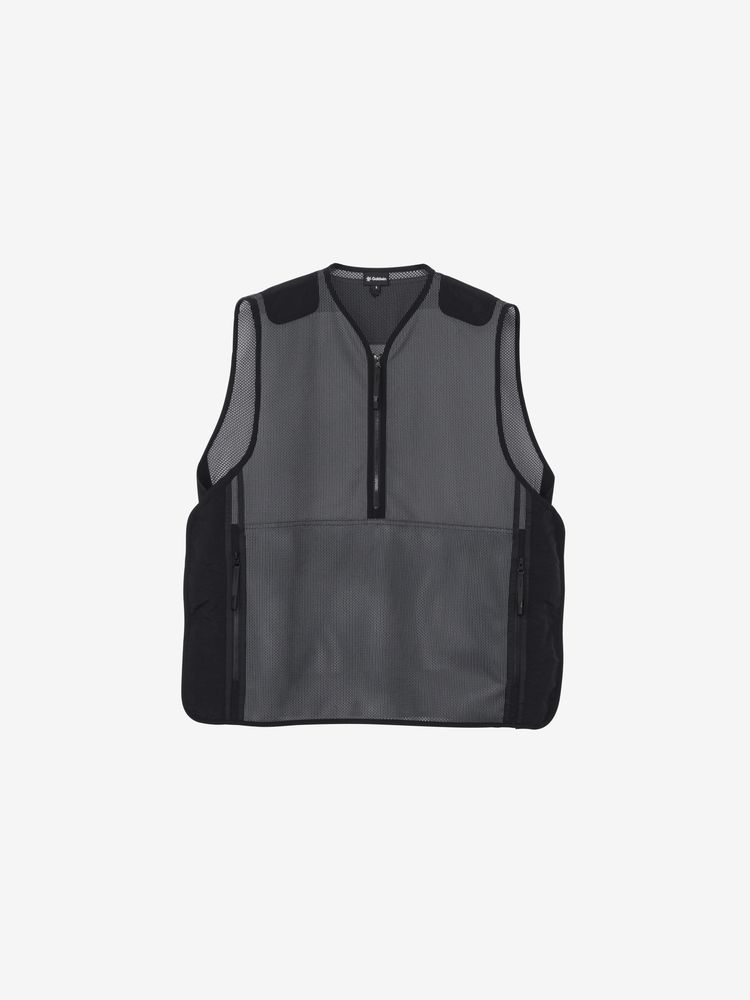 トナリスメッシュハーフジップベスト（ユニセックス） 3