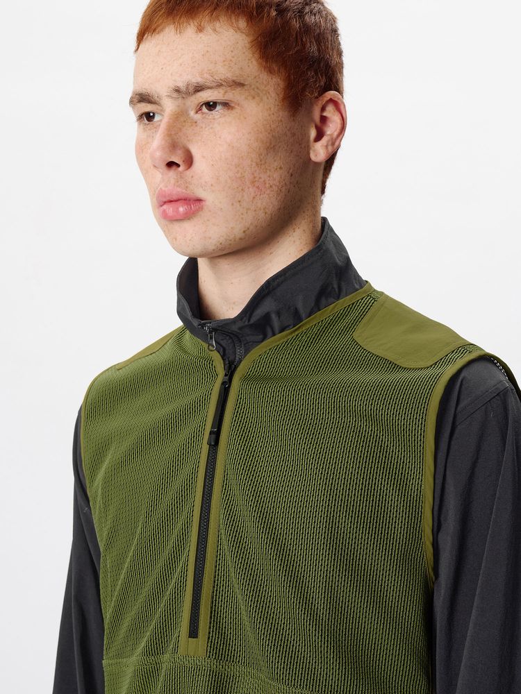 トナリスメッシュハーフジップベスト（ユニセックス） 7