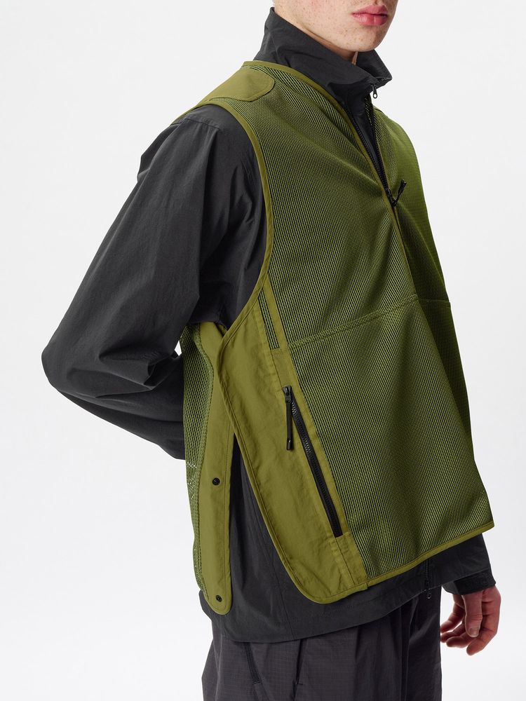 トナリスメッシュハーフジップベスト（ユニセックス） 8