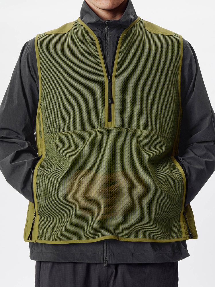 トナリスメッシュハーフジップベスト（ユニセックス） 9