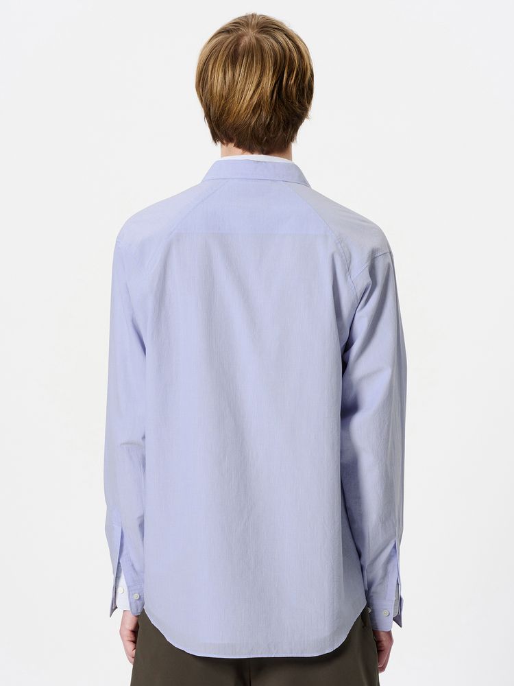 Goldwin(ゴールドウイン) ｜ファインコットンシアサッカーストライプドシャツ（ユニセックス）