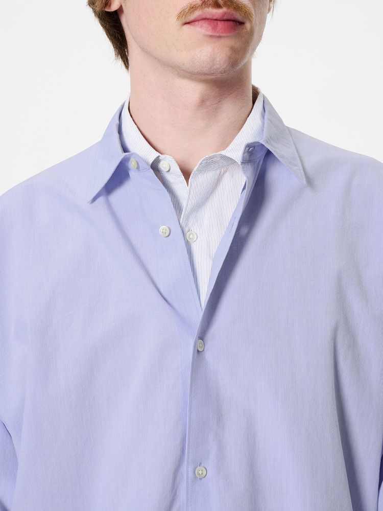 Goldwin(ゴールドウイン) ｜ファインコットンシアサッカーストライプドシャツ（ユニセックス）