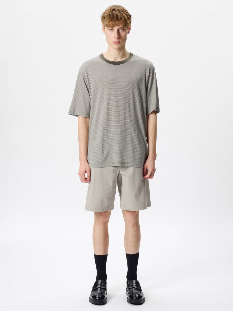 Goldwin(ゴールドウイン) ｜ストライプドウールリヨセルジャージーティーシャツ（ユニセックス）