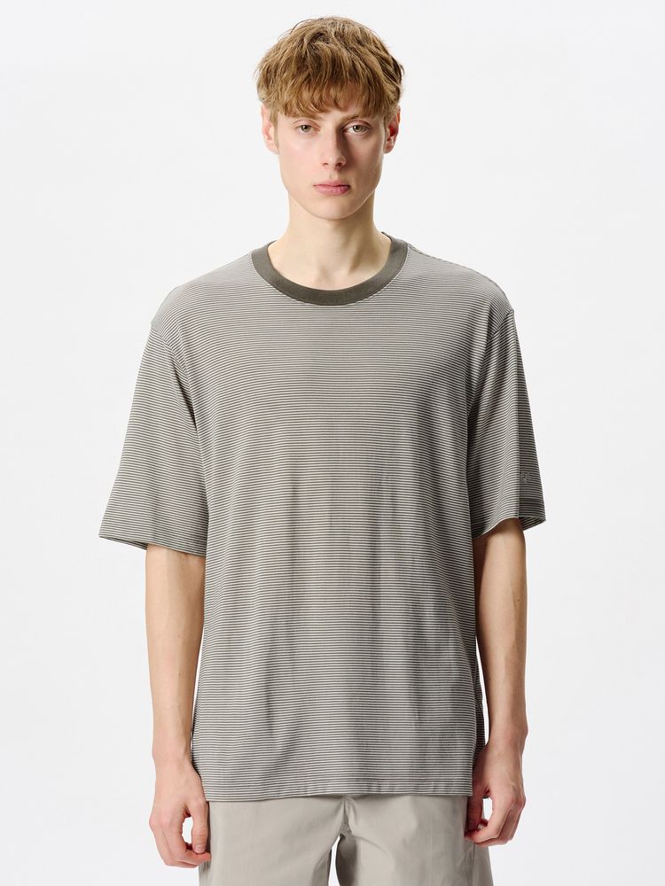 Goldwin(ゴールドウイン) ｜ストライプドウールリヨセルジャージーティーシャツ（ユニセックス）