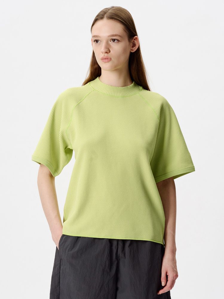 Goldwin(ゴールドウイン) ｜ワッフルライトモックネックティーシャツ（レディース）