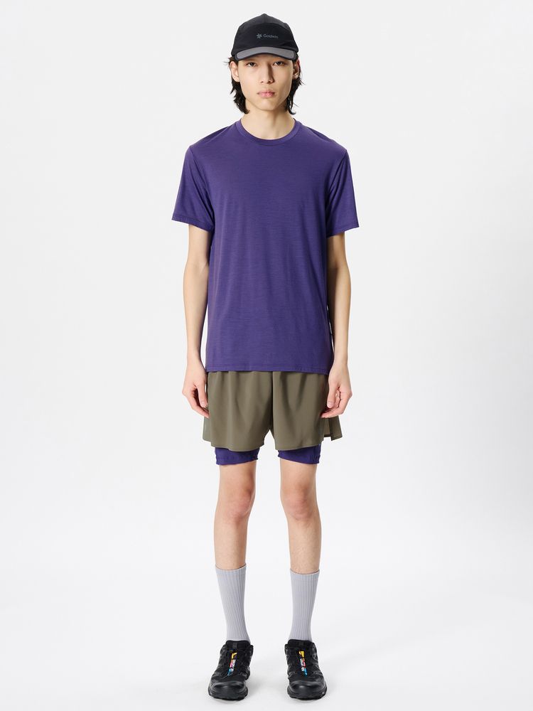 Goldwin(ゴールドウイン) ｜ファストランハイブリッドウールティーシャツ（ユニセックス）