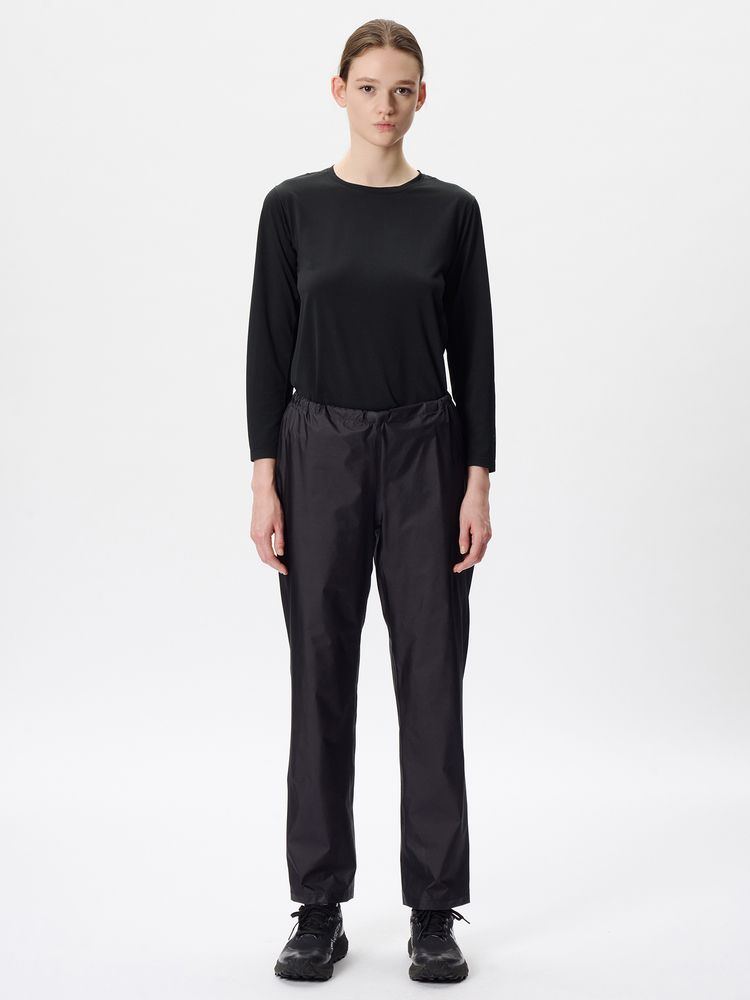 ワッフルドライロングスリーブティーシャツ（レディース）