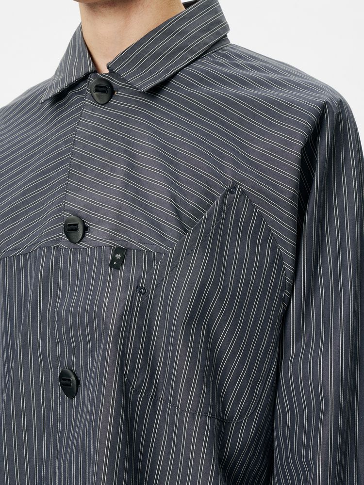 Goldwin(ゴールドウイン) ｜Goldwin 0 レトロリフレクティブストライプドシャツ（ユニセックス）