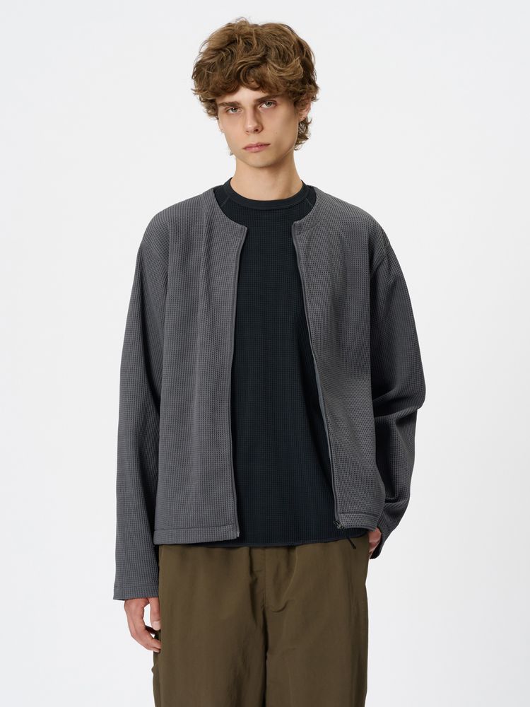 公式・限定】ワッフルライト ジップ カーディガン（ユニセックス