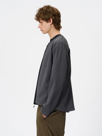 公式・限定】ワッフルライト ジップ カーディガン（ユニセックス