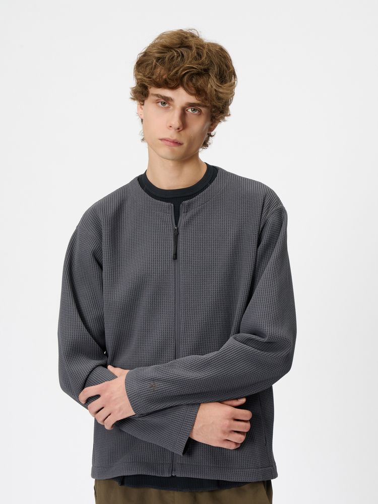 公式・限定】ワッフルライト ジップ カーディガン（ユニセックス