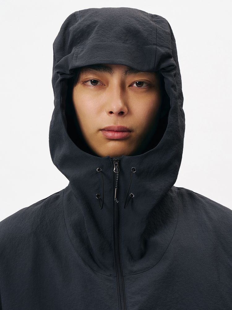 Goldwin ゴールドウイン　ブラック フード　フリースパーカー　黒　軽量 GOLDWIN（ゴールドウィン）の「Goldwin Jog Hoodie (BLACK)（パーカー