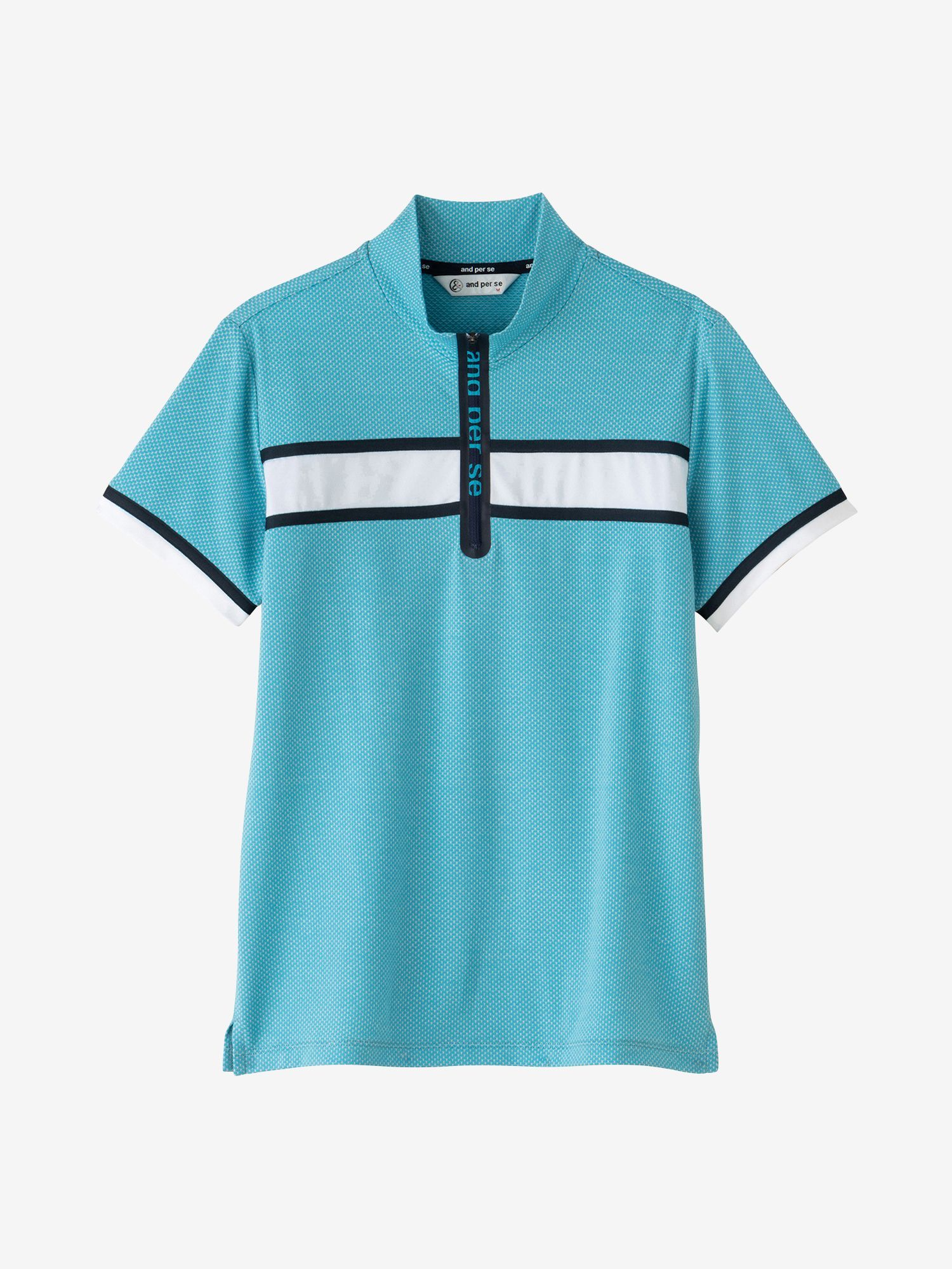 半袖ハーフジップシャツ（レディース/ゴルフ）（AFS9412Y4
