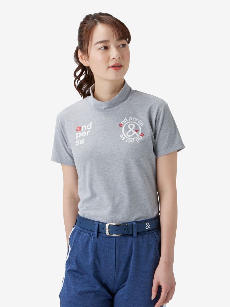半袖モックネックシャツ（レディース）（AFF9512W2）- and per se公式通販
