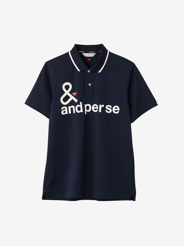 ロゴプリント半袖ポロシャツ（メンズ）（AMS9703V1）- and per se公式通販