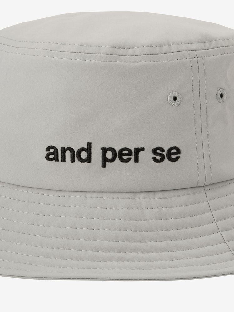 and per se(アンパスィ) ｜＆GOLF C2C ウォーターリパレント バケットハット（メンズ）